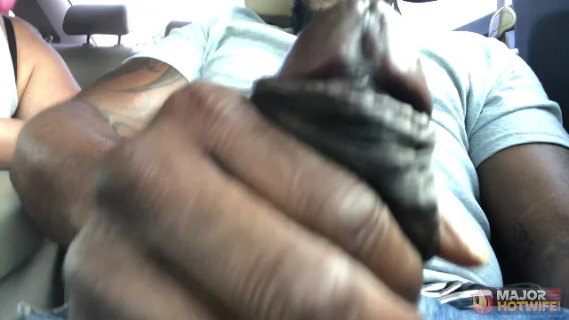 Preview of MajorHotWife Russian Goddess Hotwife Handjob In The Car XXX